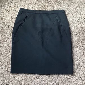 LOFT Black Pencil Skirt with Pockets